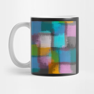 Abstract Colorful Squares Patchwork Mug